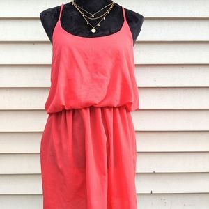 Espresso Brand Coral Boho Dress